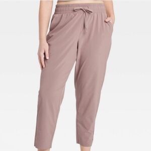 All in Motion Pink Joggers with Elastic Waistband